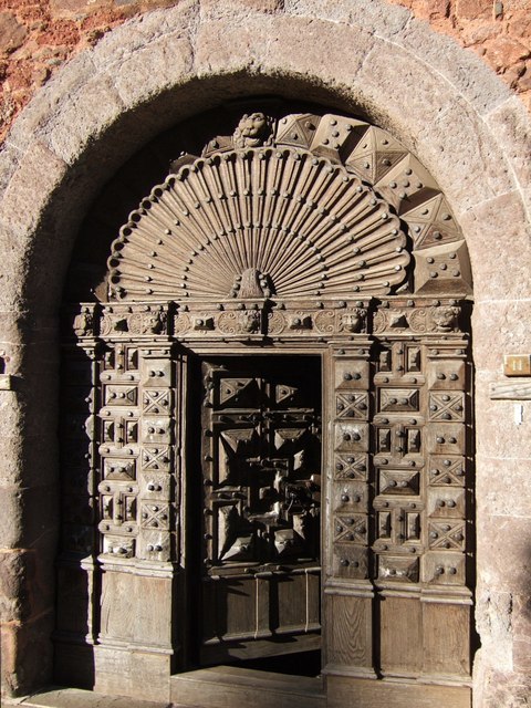 Oak front door